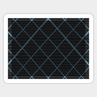 Blue Plaid, Dark Sticker